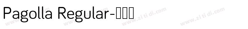 Pagolla Regular字体转换